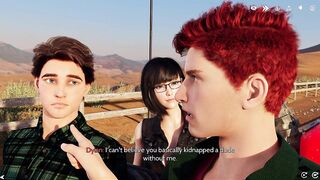 After the Car Ride, Pretty Chloe Invites Alexis to Stay Over for a Ardent Sex Night - 3D Gameplay