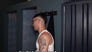 Big-bootied brunette stepmother ends up exposed thanks to a prank by her stepson