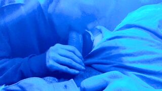 Oral-job fun in My Truck Cum in Mouth