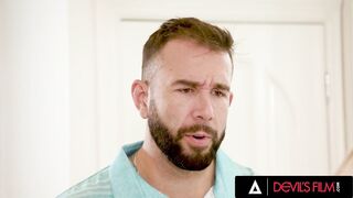 DEVILS FILM - Cute Golden-haired Babysitter Gets Screwed By Her Boss