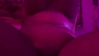 Solo Ebony Riding Sex-toy