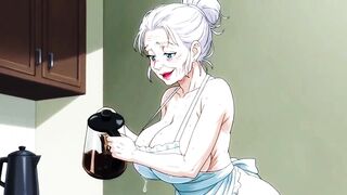 Ai Matures in Kitchens with Big Tits