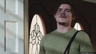 When Tyler comes home he sees his stepsister in her lingerie masturbating in front of a livecam! He will keep it a secret, only if she puts out!