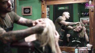 I didn't have money to pay for my haircut, so I screwed the barber