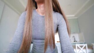 Sexy Step Mama caught Step Son with boner during the time that cleaning and helped him cum quickly on her big ass