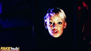 FAKEhub HALLOWEEN - Alien being changes Sex and Fucks Oily Space Babe