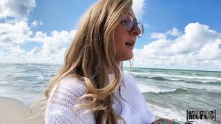 Beach bubble tent banging