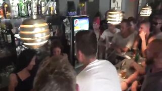 Smutty minded girls went to a local bar and had sex with random boys, until they came