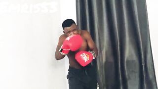 BOXING TRAINING TURNS A ROUGH SEX