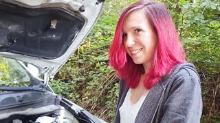 Car breakdown on the side of the road... And this chab knew exactly how to help me