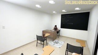 Horny Teacher Implores Principal for a Raw Anal Creampie - "My husband's is smaller"