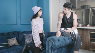 Step sister came to visit and was screwed in her pussy