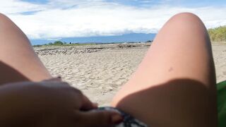 I Like to Touch Myself Until I Reach Orgasm on the Beach Whilst Being Watched