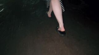 Barefoot In Cold, Squishy Mud (Muddy Feet)