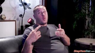 Teen stepdaughter Emma Rosie takes out her stepdads big dick and proves she the better sucker.The small tiny bazookas golden-haired deepthroats and is drilled