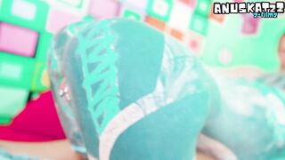 PUNK Rebel Slut Try-out Big White Knob – Deepthroat to ATM