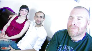 Young Spanish couple fulfill their fantasy and shoot a porn movie scene