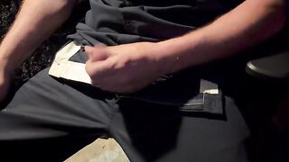 Loud moaning ribald talk about what I did last night