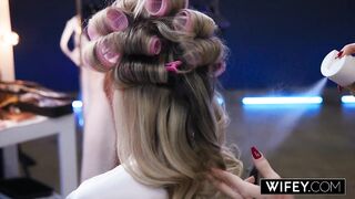 WIFEY Golden-haired MILF Holly Gets Filled By BBC As Hubby Films