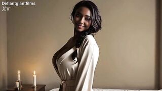 Screwing the charming masseuse with big titties (ai generated)