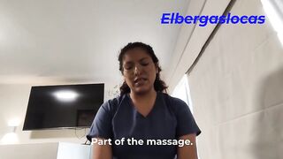 Hire the services of a busty Latin kinesiologist expert in tantric massages SUB ENG