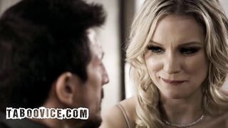 DILF Screws His Blonde Wife And Her Stepdaughter