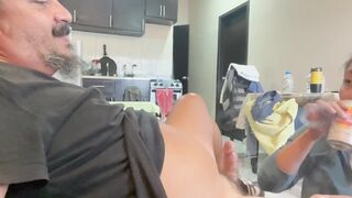 Enjoying some true time with the neighbor