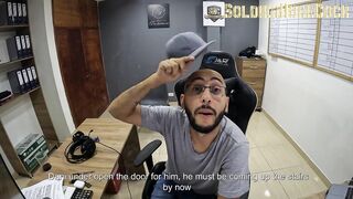 Despite being recently operated on, Annie's floozy desires to feel my shlong down her throat