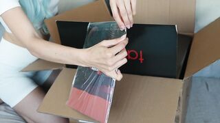 unboxing a recent tantaly toy from my stepfather