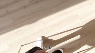 Stepbrother Was Watching Step Sis Masturbating And Start Jerking Off But This honey Caught Him! Sudden Fuck with Stepbrother