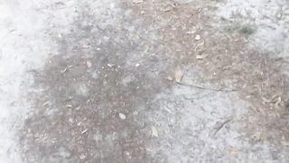 Caught Creepy Stranger Masturbating During the time that Peaking At Me In The Woods While I Was Walking On The Trail