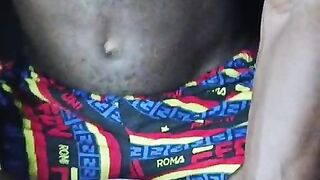 ATHLETIC BLACK MALE HUMPING PILLOW SEXUALLY EXCITED FOR FUCK