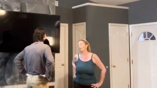 Hot Busty Mature MILF Danni Jones' Son's Friend Fixes Her House and Her Snatch - 32 Year Age Gap!!