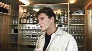 Hot orgy with strumpets sucking two big cocks in advance of a rough fuck