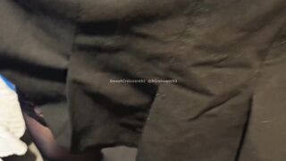 Fucking a STRANGER in a Pub Crapper - People BANGING on the Door! (Catrine Croissant)