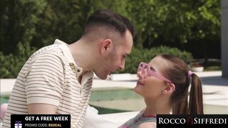 ROCCO SIFFREDI - Pigtailed Student Smashed By MASSIVE COCKED Teacher - Baby Doll /