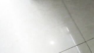 below the skirt, I filmed my stepsister and she showed me her ass