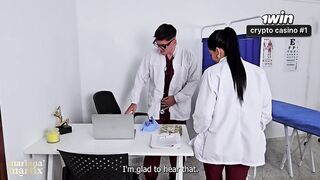 Mariana's Anatomy Chapter IV: A Pap smear turns into a rough 3some at the hospital - Mariana Martix, Papi Rodriguez & Silvana Lee