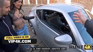 HUNT4K. Carolina Guerrero showed me her Tits