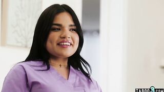 Fat blondie massaged and fisted a busty latin thot