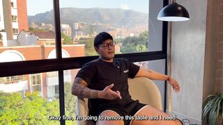 This is a very juicy interview! Hot milf with a big butt gets banged hard - Kylei Ellish