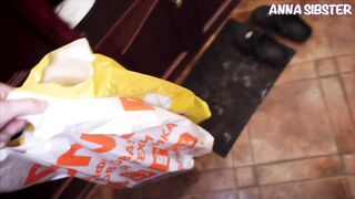 It was very difficult to sit on a sextoy and talk to my stepbrother.