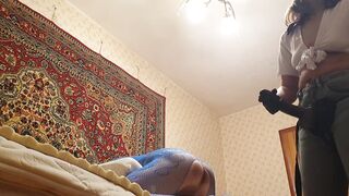 Always at Your Service! Anastasia Mastix Trains Her Messy Thrall ding-cock pegging amateur homemade