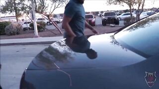 Krystal Davis is having sex with Rome and his nice friend, in the midst of the day