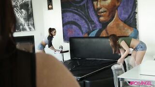 ArchAngelVids - Hot and lewd lesbian threesome