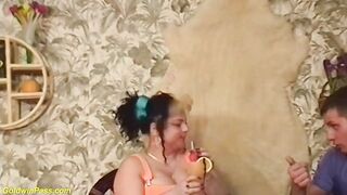 BBW monster boob girl rough drilled