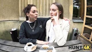 HUNT4K. Jealous girlfriend never saw her fucking ANAL!