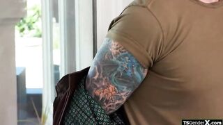 Who can withstand a sexy trans babysitter