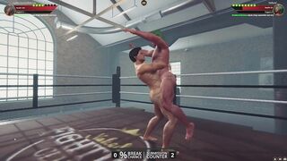 Gay Sex wrestling fight ! (clip game)