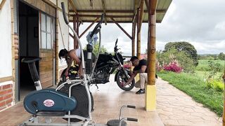 I Tempt My Brother-in-law (my Sister's Boyfriend) to Train Me how to Drive a...